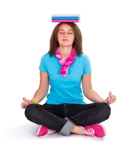 Girl Exercising Yoga